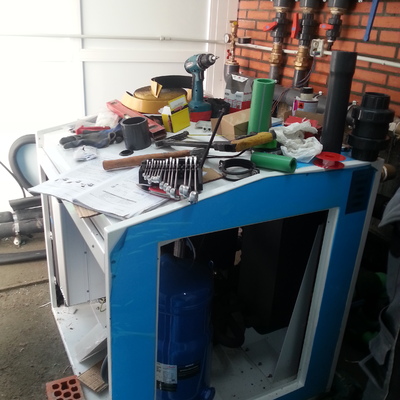 Instalación geotérmica de 60 Kw