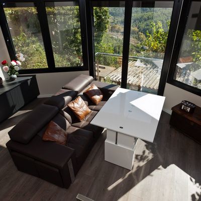 mesa salón abierta