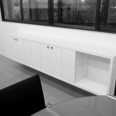 Mueble a medida para despacho de Dirección
