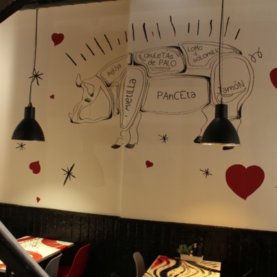Mural en pared