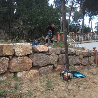 Muros de rocalla 
