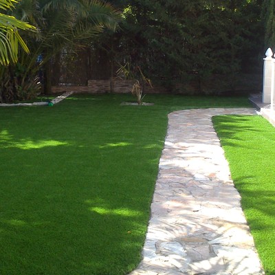 otra imagen del jardin finalizado