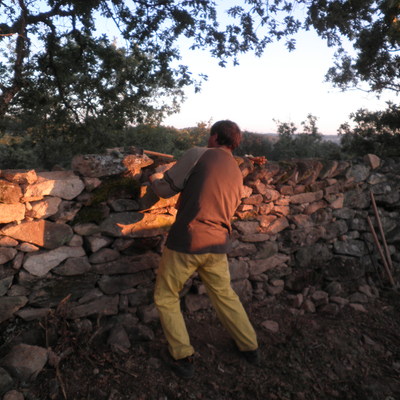Reconstrucion De Muros Del Sendero Al Castro De Las Merchanas (Lumbrales)
