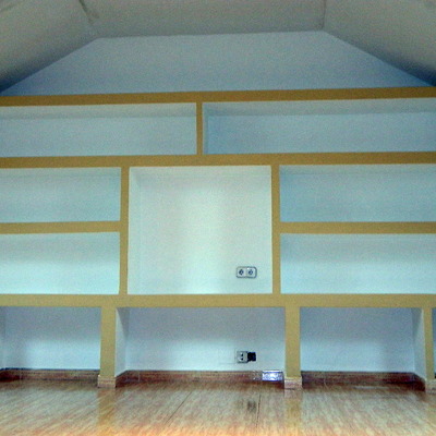 pintado de buhardilla y mural