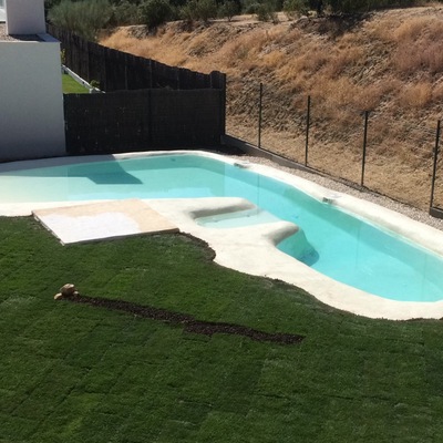 Piscina tipo playa