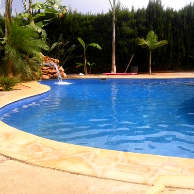 Proyecto Y Construcción De Piscina Tipo "Laguna"