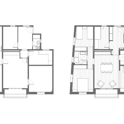 Plano antes y después