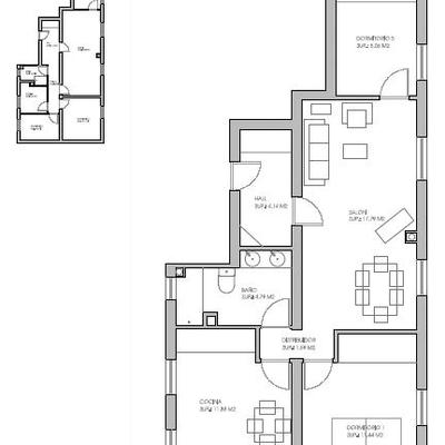 Reforma integral de vivienda basada en ideas de decoración modernas que optimizan el espacio
