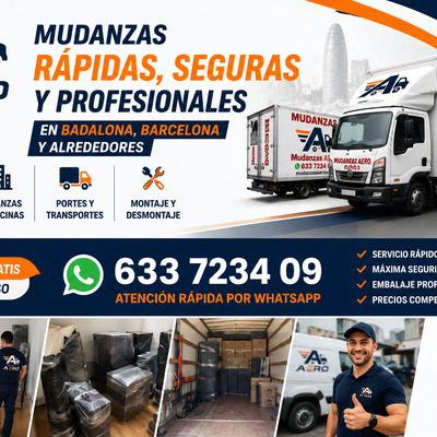 Mudanza completa de vivienda en Badalona