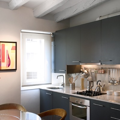 Reforma total, detalle Cocina en Loft en Barcelona