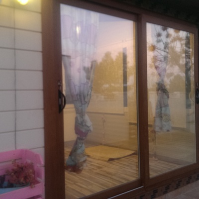 LUZ y SEGURIDAD casa Prefabricada