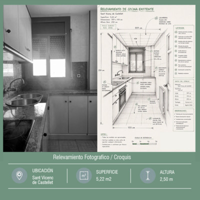 Modernización de cocina — Optimización y rediseño integral