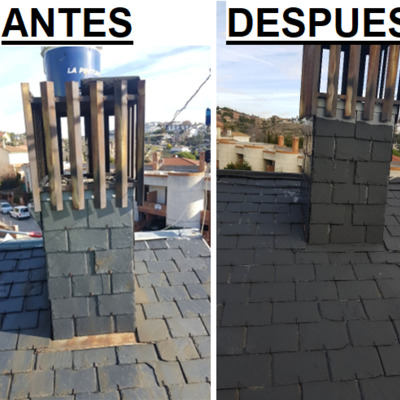 Reparación y desatasco de chimenea