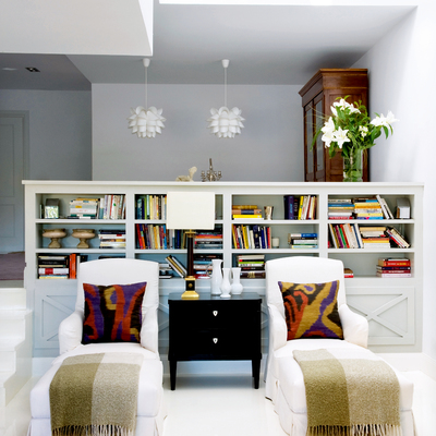 Salón/biblioteca