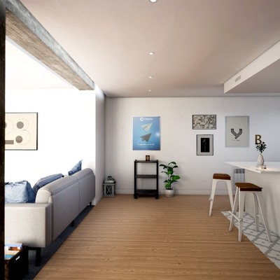 Salón-Cocina