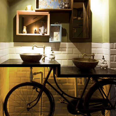 un lavabo con encanto