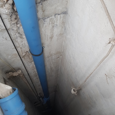Sustitución de bajadas residuales de Fibrocemento (baño y cocina)