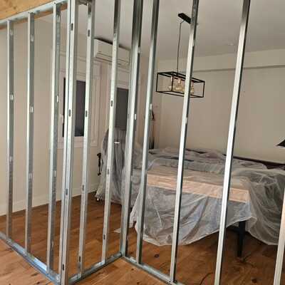 Tabique de separacion de habitaciones