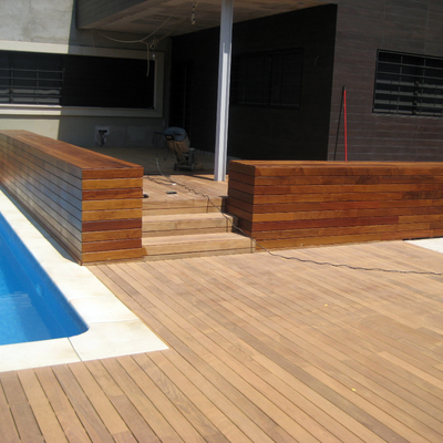 Tarima de Exterior Ipe Grapa Vista