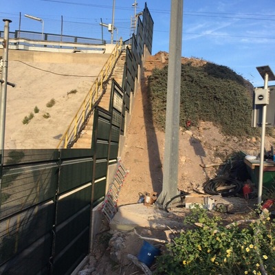 Instalación de vallado de alta seguridad