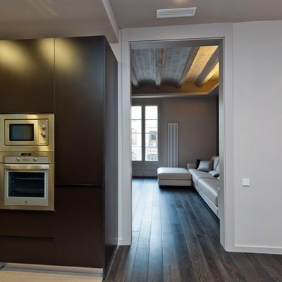 Vista cocina-salón
