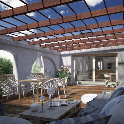 Vista de la terraza
