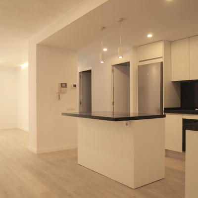 Vista hacia la cocina