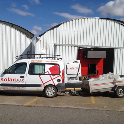 Instalacion de biomasa en viveros agricolas en La Rioja