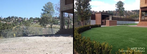 Foto: Antes y Después > Explanada de Césped Artificial de ARTE VIVO