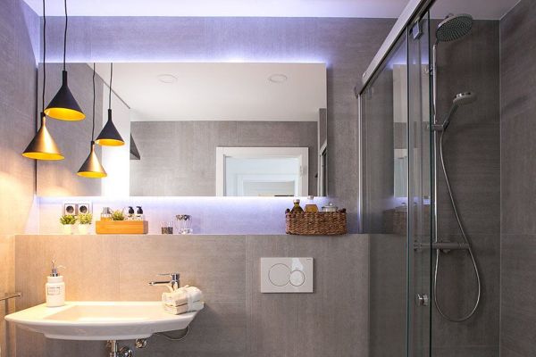 Foto: Baño con Baldosas Porcelánicas de Maribel Martínez #2126564