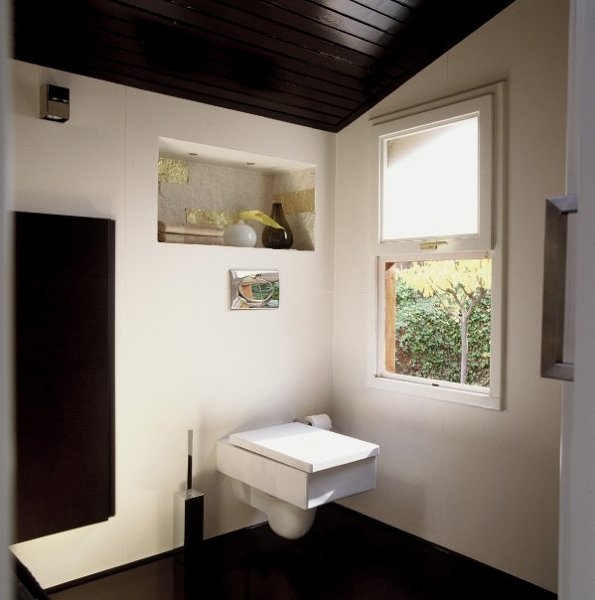 baño rustico