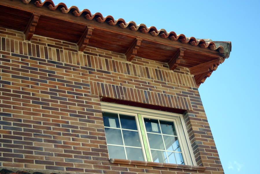 Foto: Detalle de Alero en Vivienda Unifamiliar de Jose Palacian Forcada