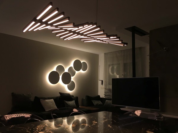 Foto: Iluminación Salón-comedor de Lliberós Salvador Arquitectos ... Foto: Iluminación Salón-comedor de Lliberós Salvador Arquitectos ...