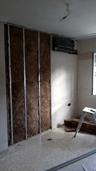 Foto: Insonorización Pared Habitación Principal con Salon de Falpe ...