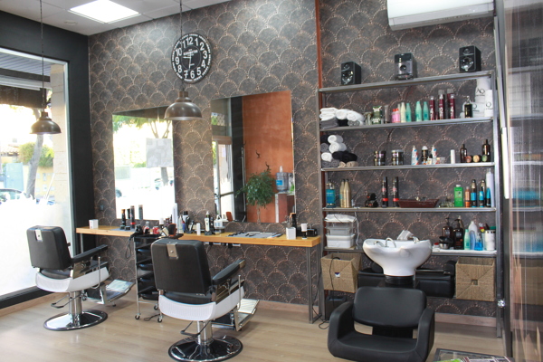 Interior barbería
