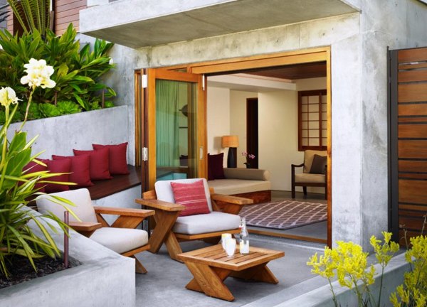 Foto: Terraza con Asientos de Obra de Maribel Martínez #1484371