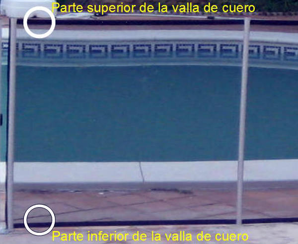 Vallas para piscinas, desmontables
