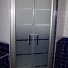 Revestimiento de baño azul