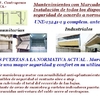 Adaptación de puertas automáticas a normas UNE. Marcado CE.