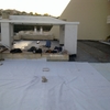 Tela pvc en cubierta parquing 500 m2