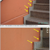 Alcossebre Village. Dictamen Pericial. Escalera 2. Zanquines desembarco cubierta.