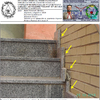Alcossebre Village. Dictamen Pericial. Escalera 2. Zanquínes desembarco cubierta.