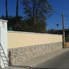 Alisar pared con cemento cola y pintar pintura petrea  tipo fachadas exterior