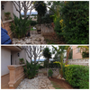 Antes y despues de jardin