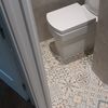 Aseo microcemento u suelo azulejo mosaico\