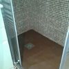 Azulejo Gresite y Plato de Ducha en Color Chocolate Anti Deslizante.