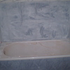 Bañera instalada y baldosa terminada