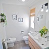 Baño pintado