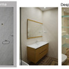Baño principal antes y despues