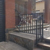 Baranda de hierro restaurada